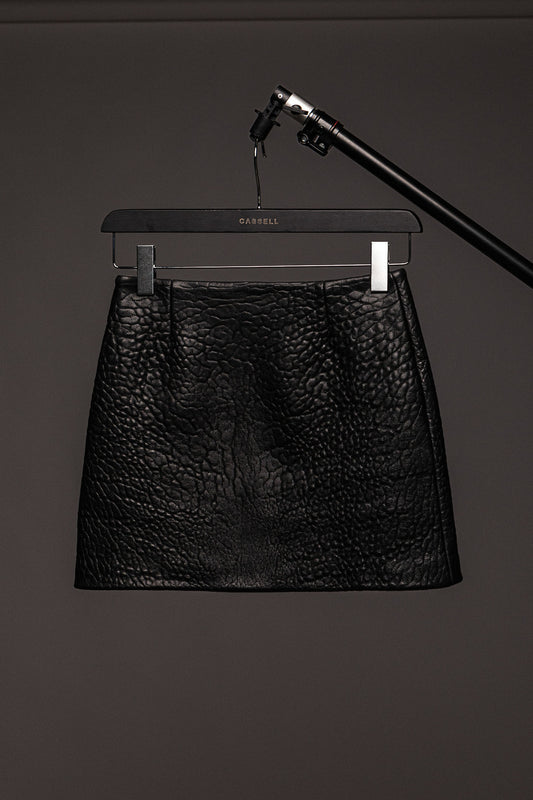 MINI SKIRT NZ BUBBLE BLACK